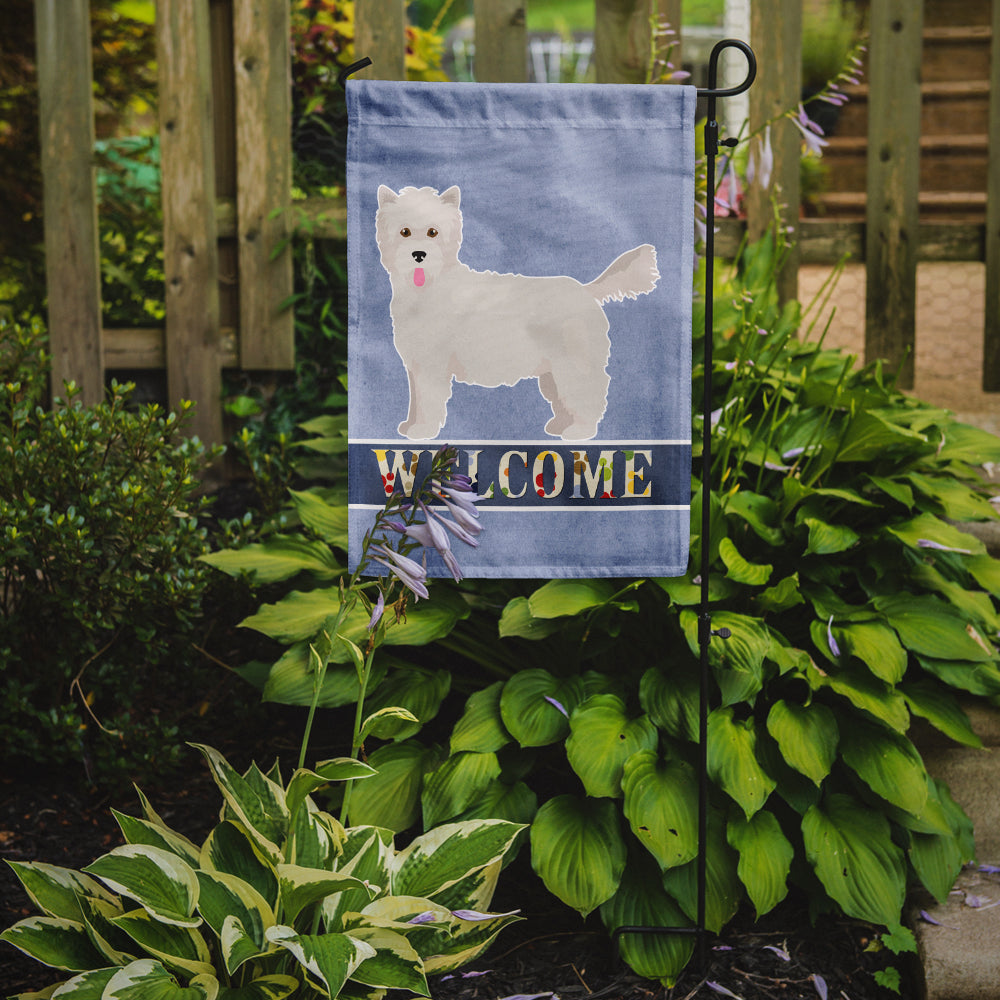 Westiepoo #2 Welcome Garden Flag Mailbox Decorative Yard Banner Outside Patio Artwork for Flower Beds, Garden Size, Multicolor