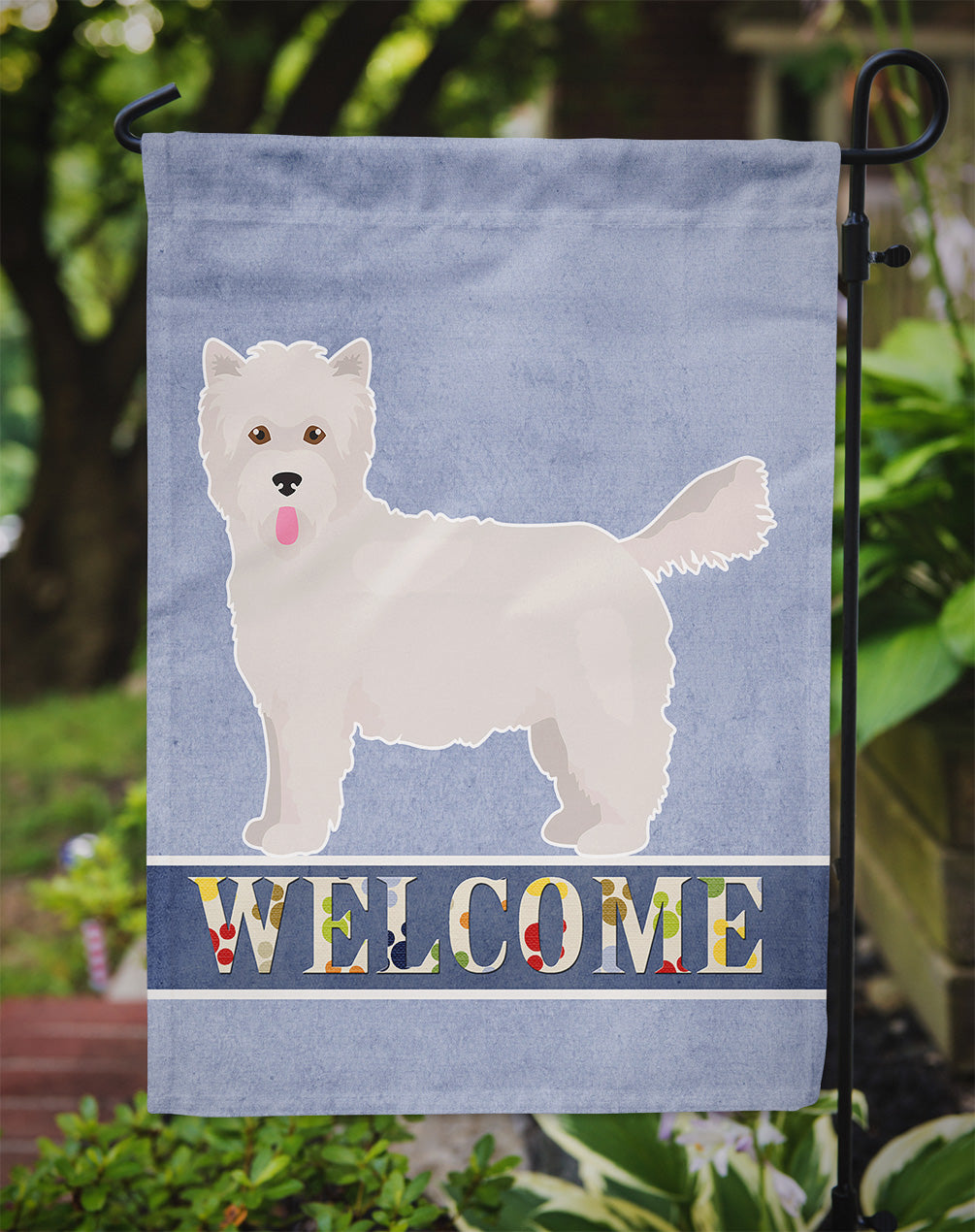 Westiepoo #2 Welcome Garden Flag Mailbox Decorative Yard Banner Outside Patio Artwork for Flower Beds, Garden Size, Multicolor