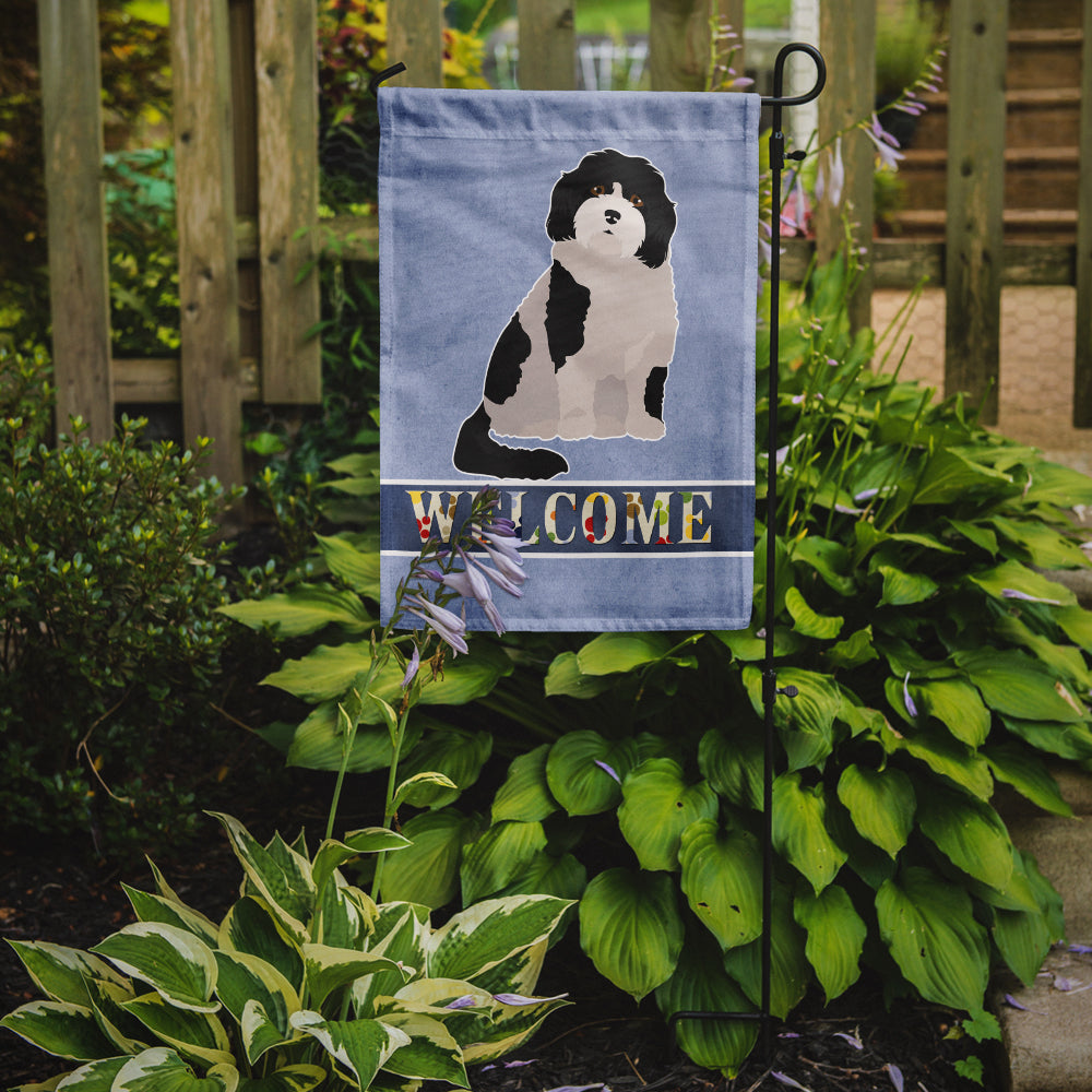 Cavachon #3 Welcome Garden Flag Mailbox Decorative Yard Banner Outside Patio Artwork for Flower Beds, Garden Size, Multicolor