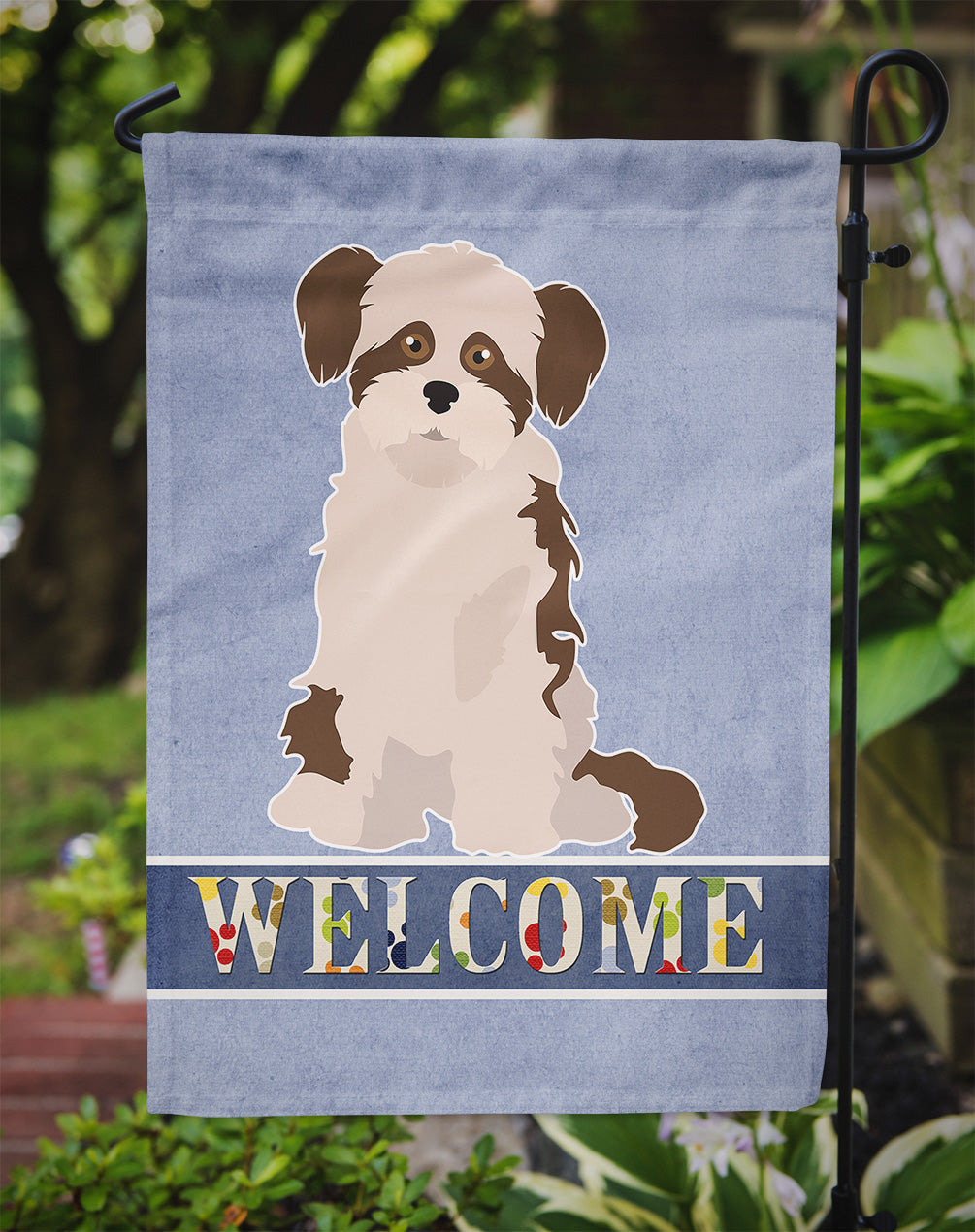 Shi Chi #3 Welcome Garden Flag Mailbox Decorative Yard Banner Outside Patio Artwork for Flower Beds, Garden Size, Multicolor