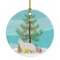 American Shorthair Cat Christmas Ceramic Ornament Christmas Tree Hanging Decorations for Home Christmas Holiday, Party, Gift, 3 in, Multicolor