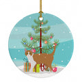 Brazilian Shorthair Cat Christmas Ceramic Ornament Christmas Tree Hanging Decorations for Home Christmas Holiday, Party, Gift, 3 in, Multicolor