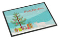 Dwelf Cat Christmas Doormat Indoor Outdoor 24H X 36W Front Door Mat Rugs for Entryway, Non Slip Washable Low Pile,