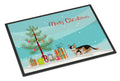 Munchkin Cat Christmas Doormat Indoor Outdoor 18H X 27W Front Door Mat Rugs for Entryway, Non Slip Washable