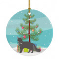 Nebelung Cat Christmas Ceramic Ornament Christmas Tree Hanging Decorations for Home Christmas Holiday, Party, Gift, 3 in, Multicolor