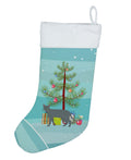 Raas Cat Christmas Holiday Stocking Double-Sided Print, Polyester Suede,11x18, Made in USA