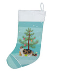 Ragamuffin Cat  Christmas Holiday Stocking Double-Sided Print, Polyester Suede,11x18, Made in USA