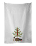 Ragdoll Cat Christmas Kitchen Towel Set of 2 White Dish Towels Decorative Bathroom Hand towel for Hand, Face, Hair, Yoga, Tea, Dishcloth, 19 X 28", White