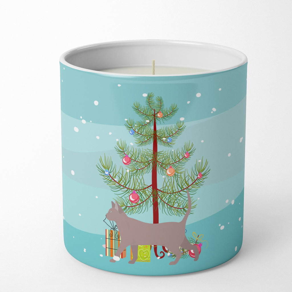 Thai Lilac Cat Christmas Decorative Soy Candle Nature Soy Wax Essential Oil Home Decor Ideal for Bedroom Kitchen Bath Office Gift, 10 oz
