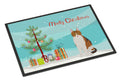 Aegean Cat Christmas Doormat Indoor Outdoor 18H X 27W Front Door Mat Rugs for Entryway, Non Slip Washable