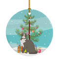 Brazilian Shorthair Cat Christmas Ceramic Ornament Christmas Tree Hanging Decorations for Home Christmas Holiday, Party, Gift, 3 in, Multicolor