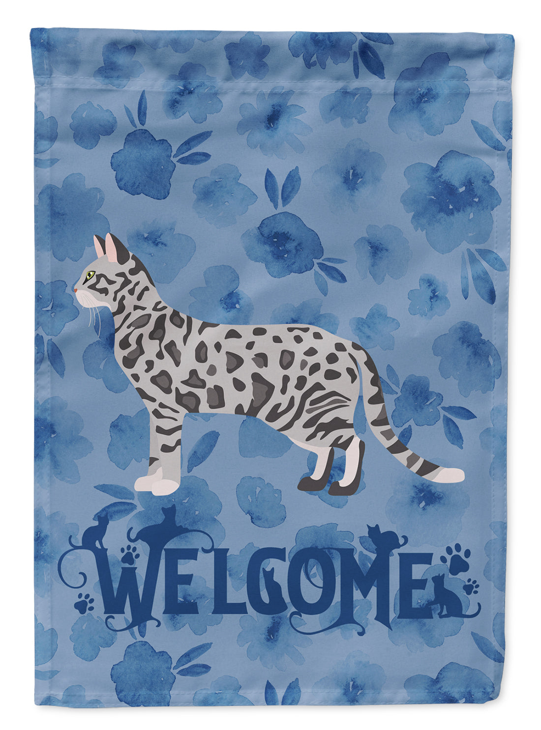 Cheetoh #2 Cat Welcome Garden Flag Mailbox Decorative Yard Banner Outside Patio Artwork for Flower Beds, Garden Size, Multicolor