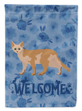 Devon Rex #3 Cat Welcome Garden Flag Mailbox Decorative Yard Banner Outside Patio Artwork for Flower Beds, Garden Size, Multicolor
