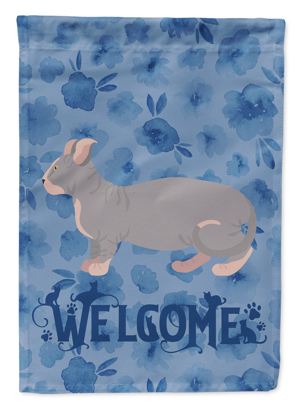 Dwelf #1 Cat Welcome Garden Flag Mailbox Decorative Yard Banner Outside Patio Artwork for Flower Beds, Garden Size, Multicolor