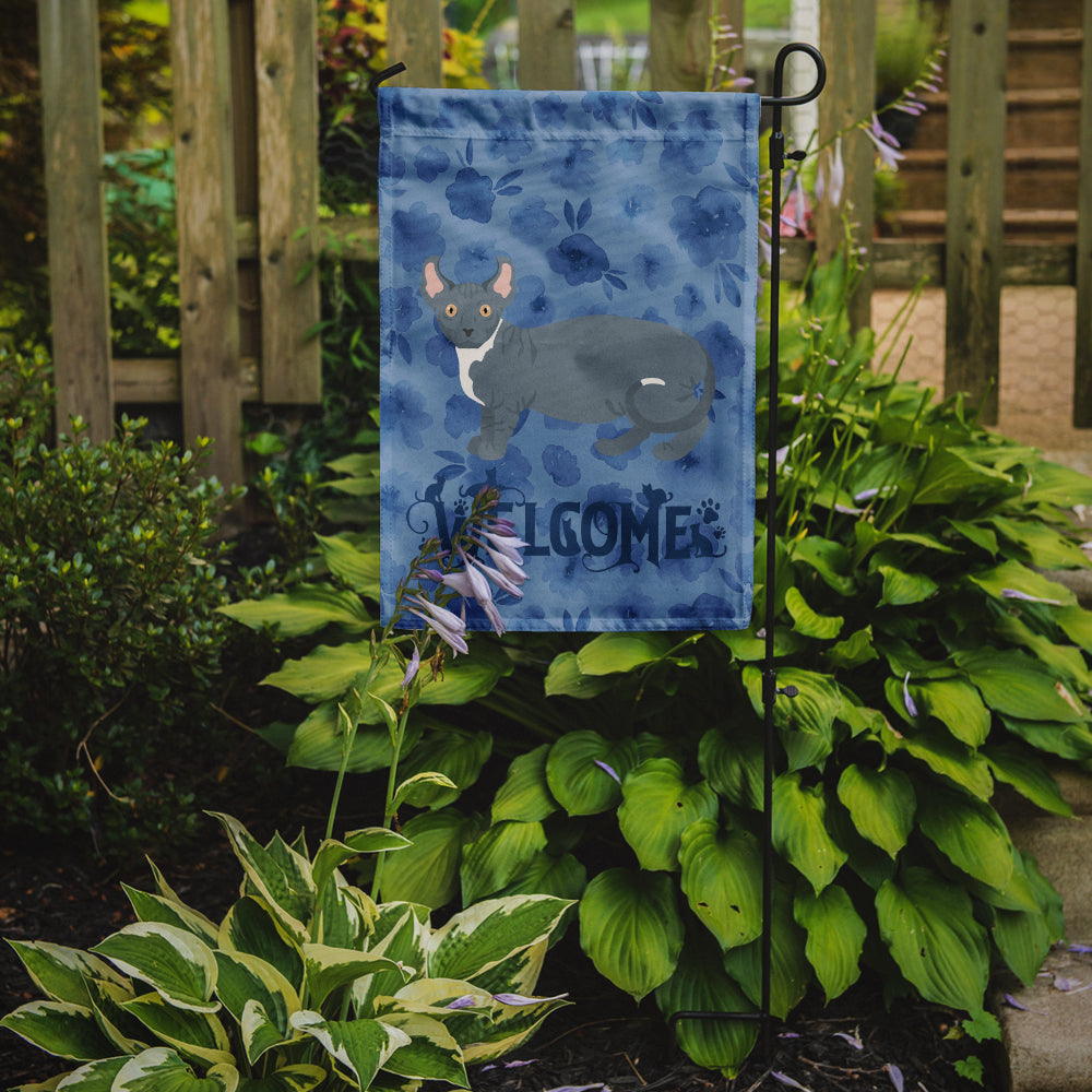 Dwelf #2 Cat Welcome Garden Flag Mailbox Decorative Yard Banner Outside Patio Artwork for Flower Beds, Garden Size, Multicolor
