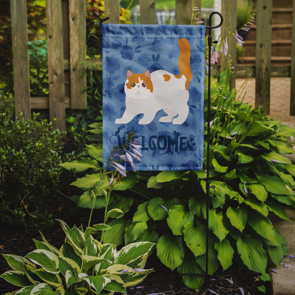 Exotic Shorthair #4 Cat Welcome Garden Flag Mailbox Decorative Yard Banner Outside Patio Artwork for Flower Beds, Garden Size, Multicolor