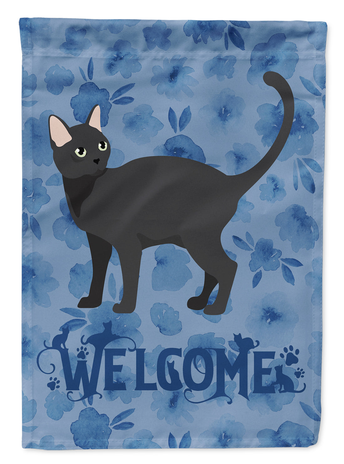 Malayan #2 Cat Welcome Garden Flag Mailbox Decorative Yard Banner Outside Patio Artwork for Flower Beds, Garden Size, Multicolor