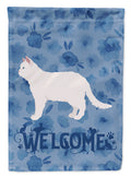 Poodle Cat #2 Cat Welcome Garden Flag Mailbox Decorative Yard Banner Outside Patio Artwork for Flower Beds, Garden Size, Multicolor