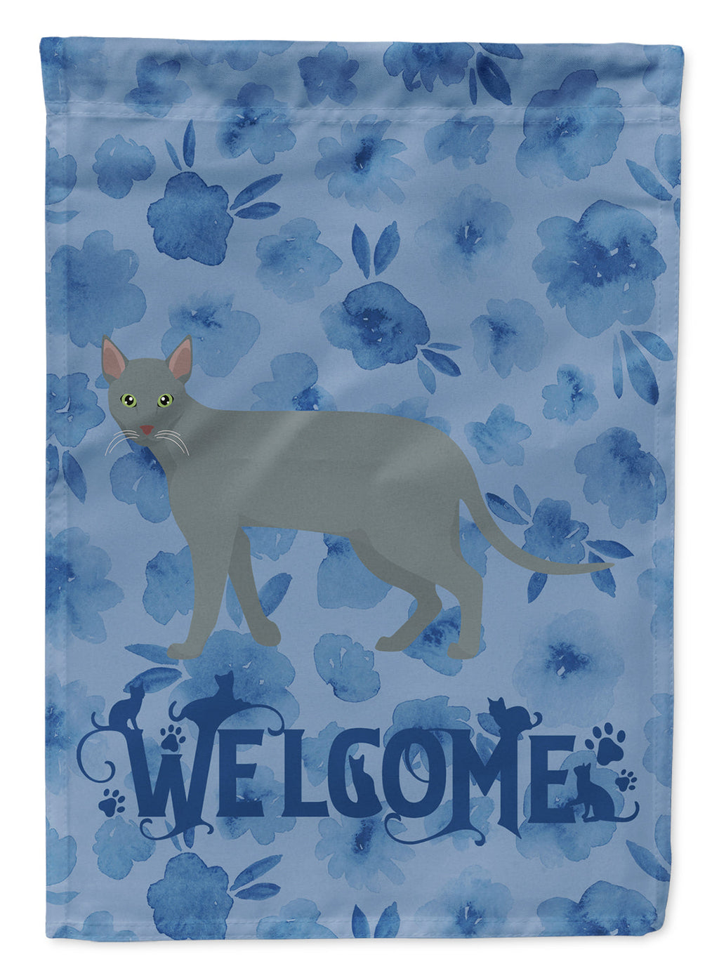 Raas Cat Welcome Garden Flag Mailbox Decorative Yard Banner Outside Patio Artwork for Flower Beds, Garden Size, Multicolor