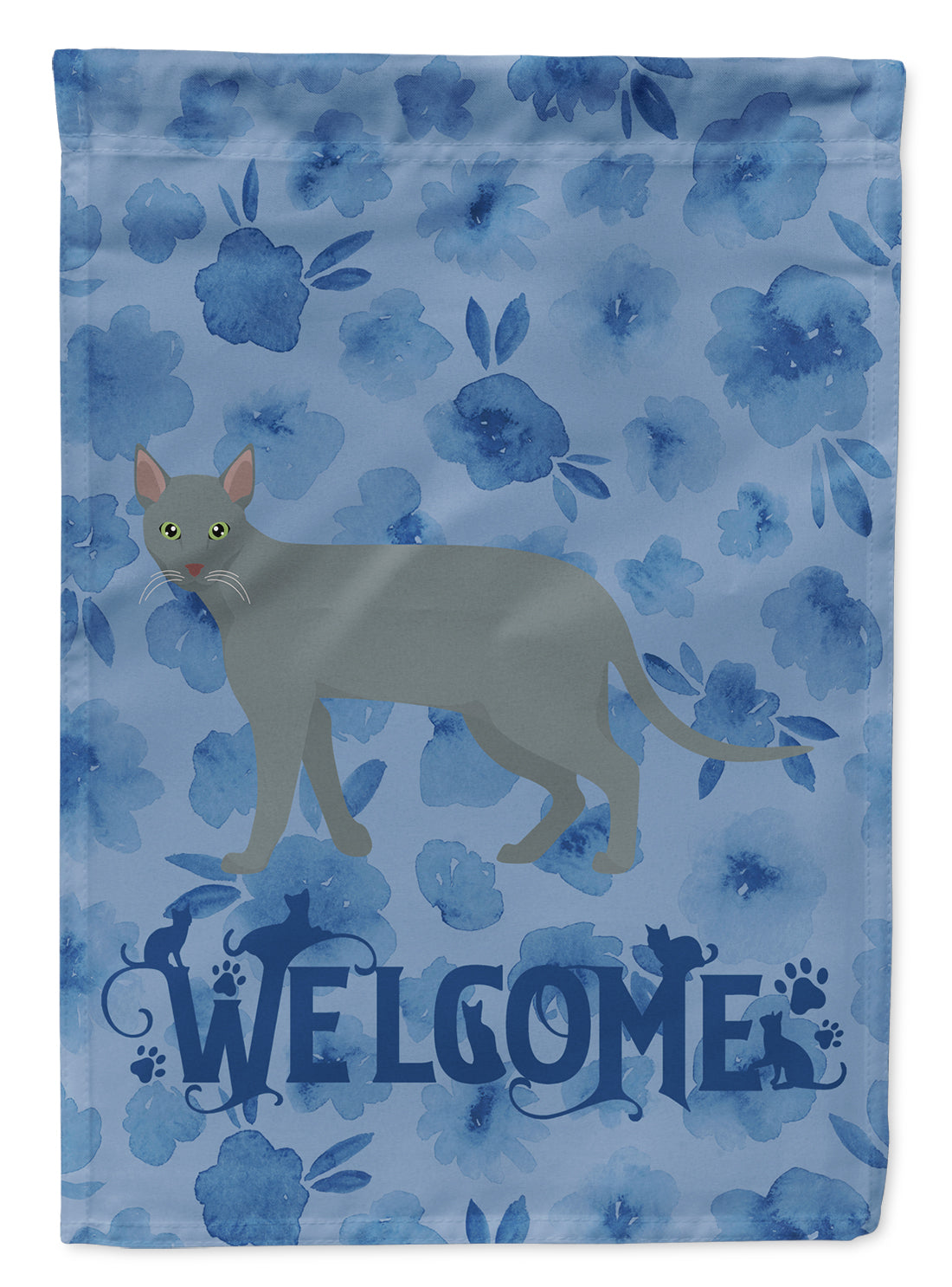 Raas Cat Welcome Garden Flag Mailbox Decorative Yard Banner Outside Patio Artwork for Flower Beds, Garden Size, Multicolor