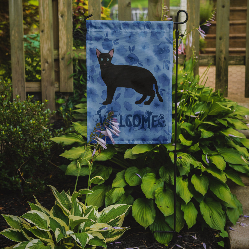 Russian White Black #1 Cat Welcome Garden Flag Mailbox Decorative Yard Banner Outside Patio Artwork for Flower Beds, Garden Size, Multicolor