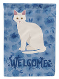 Aphrodite Giant Cat Welcome Garden Flag Mailbox Decorative Yard Banner Outside Patio Artwork for Flower Beds, Garden Size, Multicolor