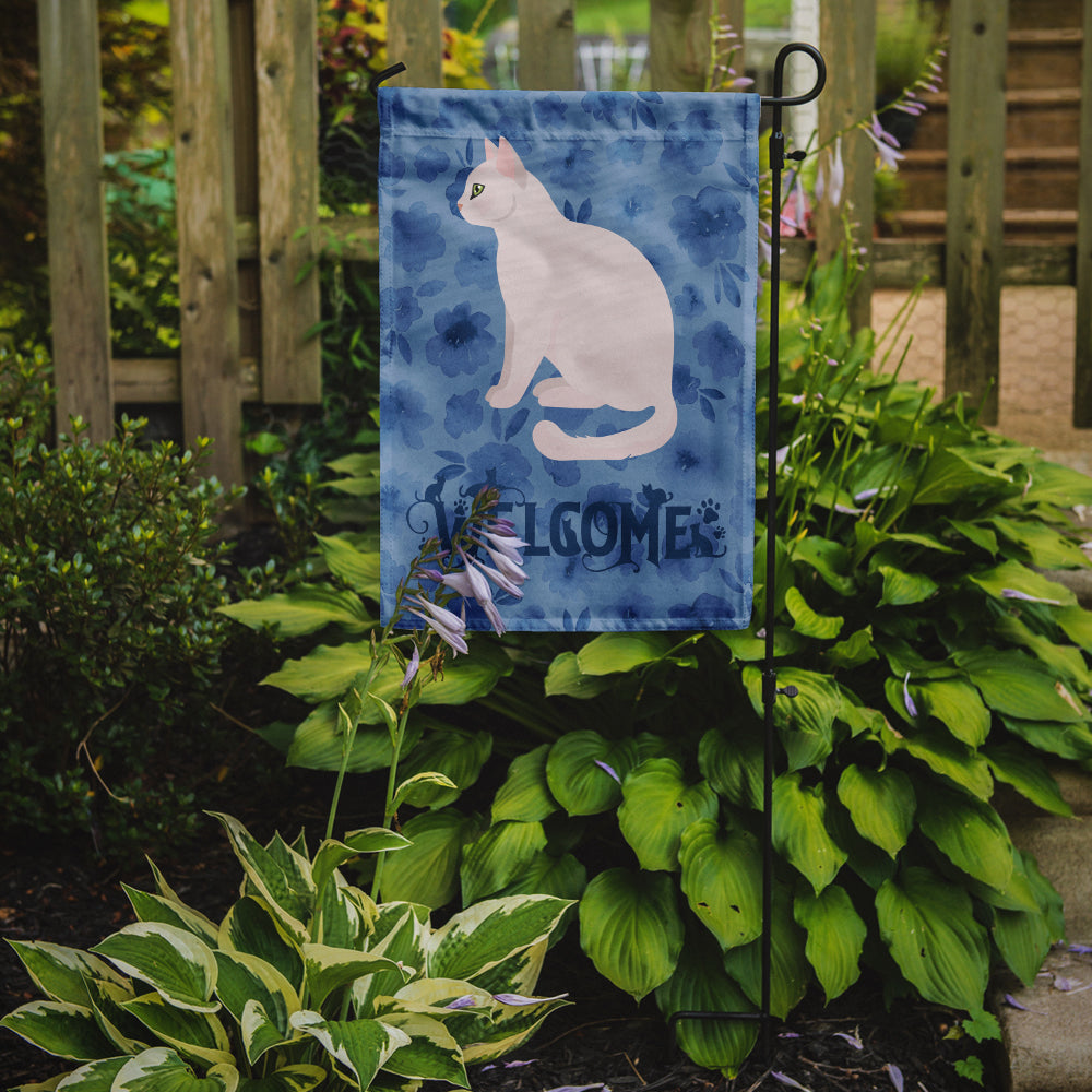 Burmilla #2 Cat Welcome Garden Flag Mailbox Decorative Yard Banner Outside Patio Artwork for Flower Beds, Garden Size, Multicolor