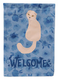 Scottish Fold Cat Welcome Garden Flag Mailbox Decorative Yard Banner Outside Patio Artwork for Flower Beds, Garden Size, Multicolor