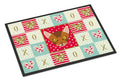 Abyssinian Cat Love Doormat Indoor Outdoor 24H X 36W Front Door Mat Rugs for Entryway, Non Slip Washable Low Pile,
