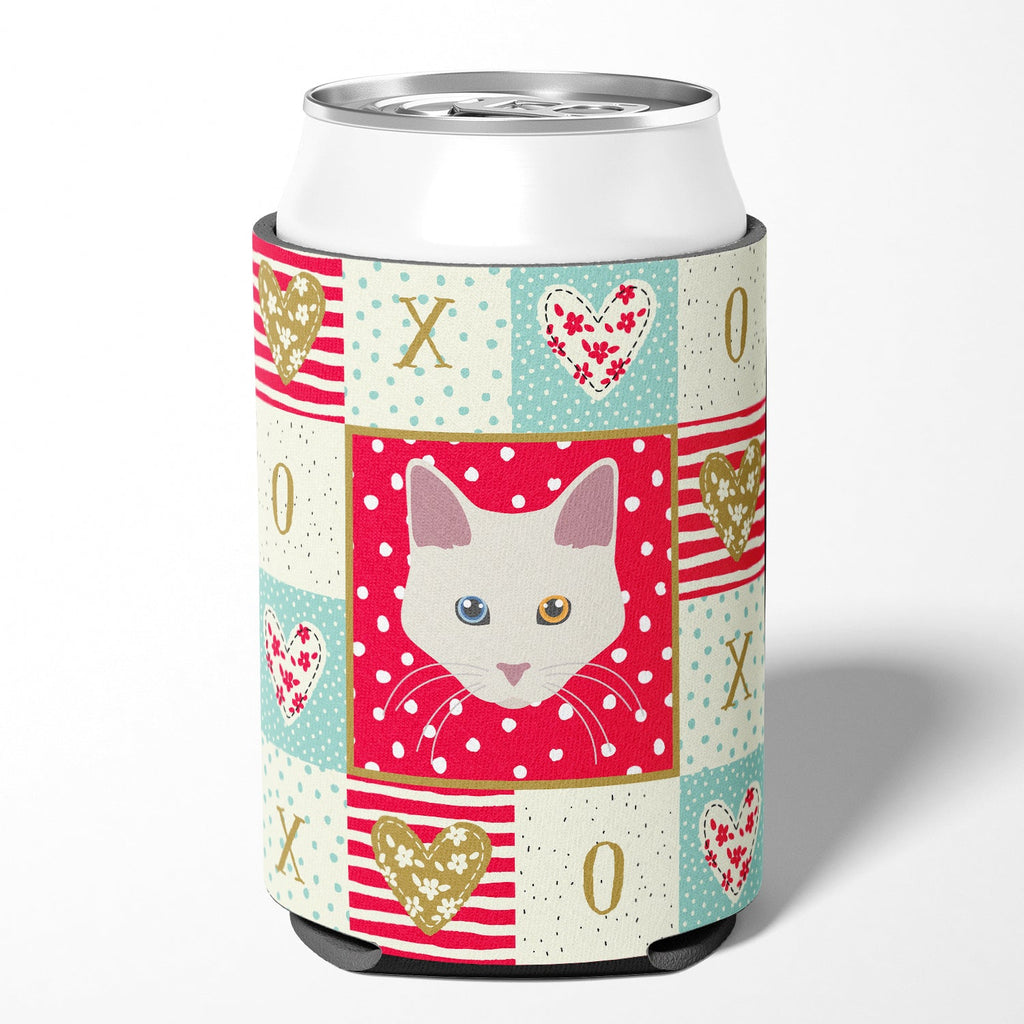 Aphrodite Giant Cat Love Can or Bottle Hugger Cooler Sleeve for Standard 12 oz Cans, Insulated Foam Beer & Soda Can Hugger Reusable
