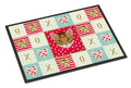 Cheetoh Cat Love Doormat Indoor Outdoor 18H X 27W Front Door Mat Rugs for Entryway, Non Slip Washable