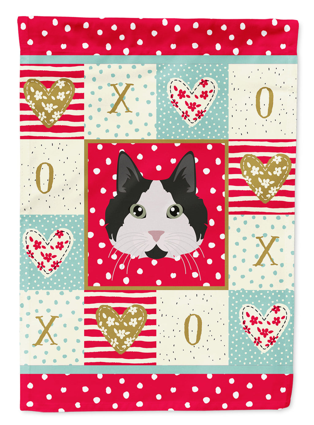 Cymric #2 Cat Love Garden Flag Mailbox Decorative Yard Banner Outside Patio Artwork for Flower Beds, Garden Size, Multicolor