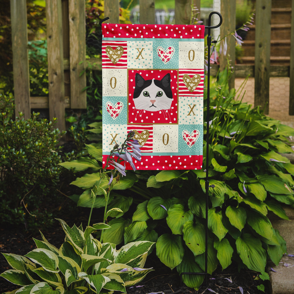 Ragamuffin Cat Love Garden Flag Mailbox Decorative Yard Banner Outside Patio Artwork for Flower Beds, Garden Size, Multicolor