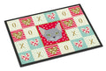 Russian Blue Cat Love Doormat Indoor Outdoor 18H X 27W Front Door Mat Rugs for Entryway, Non Slip Washable