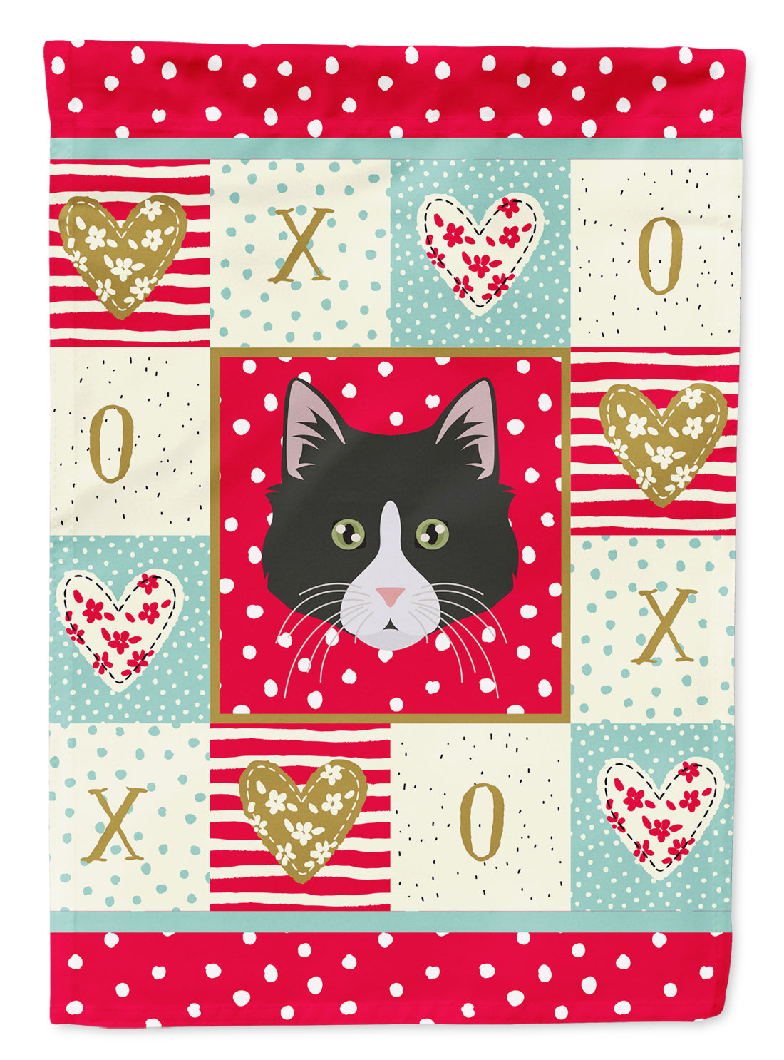 Siberian Forest Cat Love Garden Flag Mailbox Decorative Yard Banner Outside Patio Artwork for Flower Beds, Garden Size, Multicolor