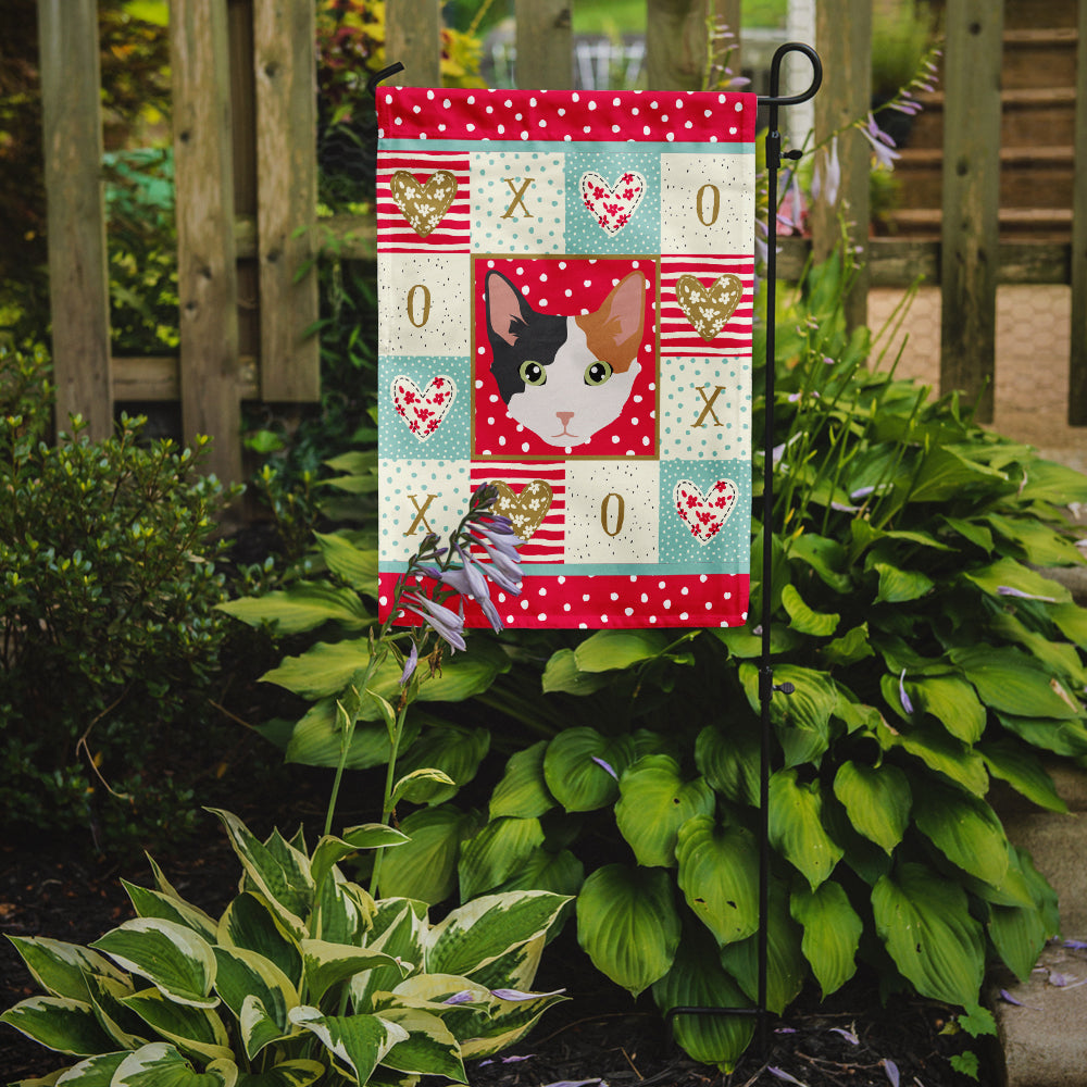 Skookum Cat Love Garden Flag Mailbox Decorative Yard Banner Outside Patio Artwork for Flower Beds, Garden Size, Multicolor