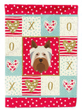 Australian Silky Terrier Love Garden Flag Mailbox Decorative Yard Banner Outside Patio Artwork for Flower Beds, Garden Size, Multicolor