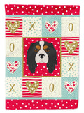 Cavalier King Charles Spaniel Love Garden Flag Mailbox Decorative Yard Banner Outside Patio Artwork for Flower Beds, Garden Size, Multicolor