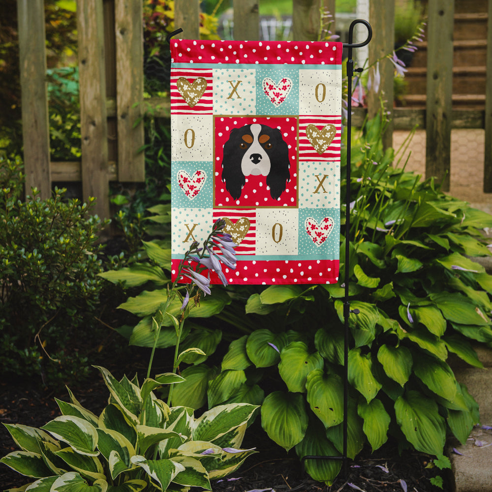Cavalier King Charles Spaniel Love Garden Flag Mailbox Decorative Yard Banner Outside Patio Artwork for Flower Beds, Garden Size, Multicolor