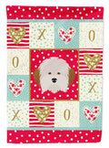 Havanese Dog Love Garden Flag Mailbox Decorative Yard Banner Outside Patio Artwork for Flower Beds, Garden Size, Multicolor