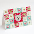 Italian Spitz Love Greeting Cards Pack of 8 Blank Cards with Envelopes Whimsical A7 Size 5x7