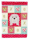 Lhasa Apso Love Garden Flag Mailbox Decorative Yard Banner Outside Patio Artwork for Flower Beds, Garden Size, Multicolor