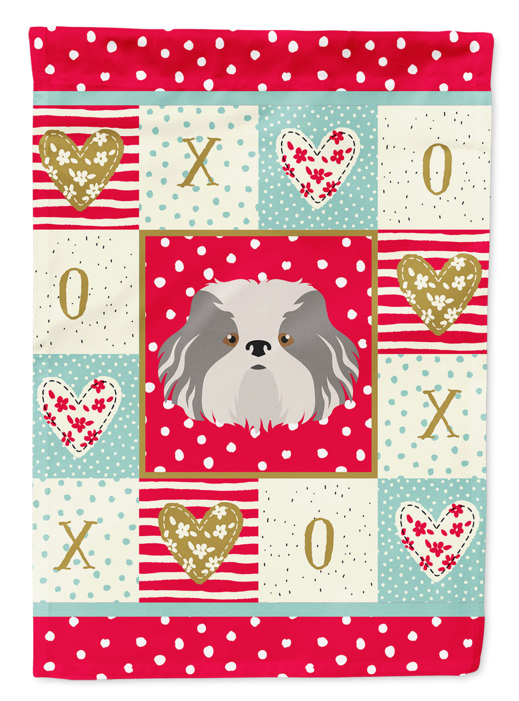 Odis Dog Love Garden Flag Mailbox Decorative Yard Banner Outside Patio Artwork for Flower Beds, Garden Size, Multicolor