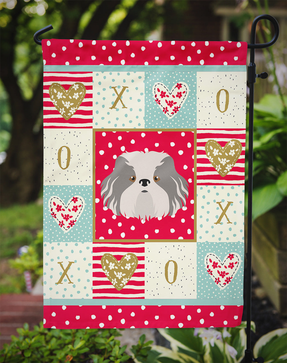 Odis Dog Love Garden Flag Mailbox Decorative Yard Banner Outside Patio Artwork for Flower Beds, Garden Size, Multicolor