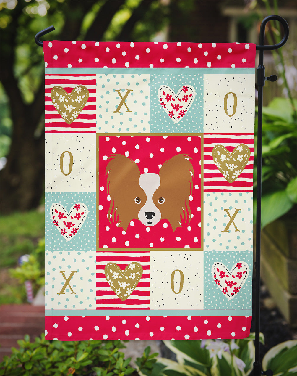 Papillon Love Garden Flag Mailbox Decorative Yard Banner Outside Patio Artwork for Flower Beds, Garden Size, Multicolor