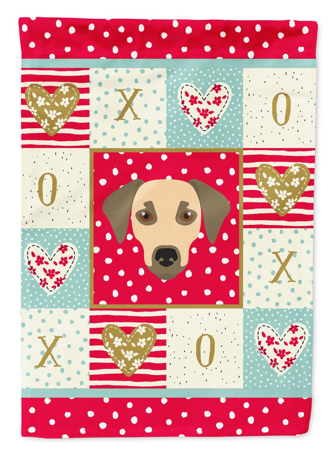 Sato Dog Love Garden Flag Mailbox Decorative Yard Banner Outside Patio Artwork for Flower Beds, Garden Size, Multicolor
