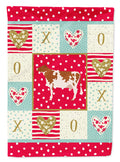 Ayrshire Cow Love Garden Flag Mailbox Decorative Yard Banner Outside Patio Artwork for Flower Beds, Garden Size, Multicolor