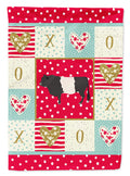 Belted Galloway Cow Love Garden Flag Mailbox Decorative Yard Banner Outside Patio Artwork for Flower Beds, Garden Size, Multicolor