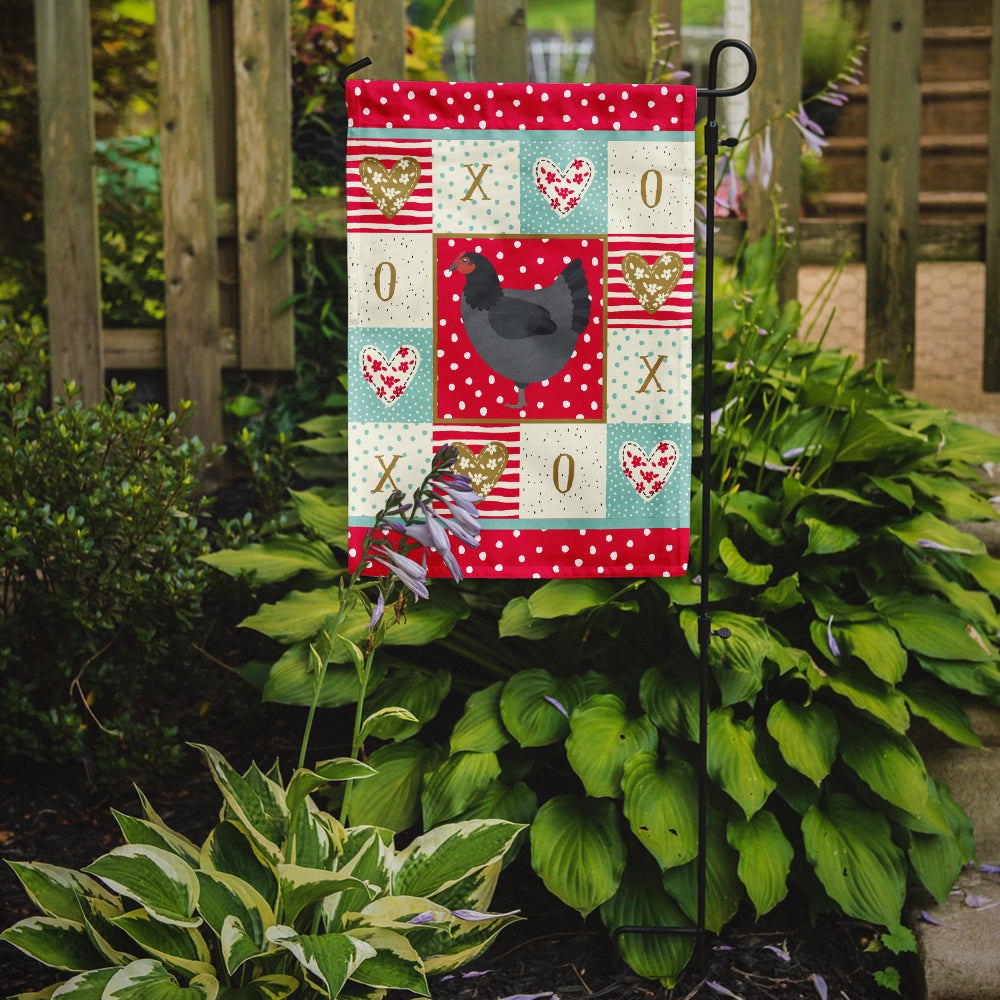 Jersey Giant Chicken Love Garden Flag Mailbox Decorative Yard Banner Outside Patio Artwork for Flower Beds, Garden Size, Multicolor