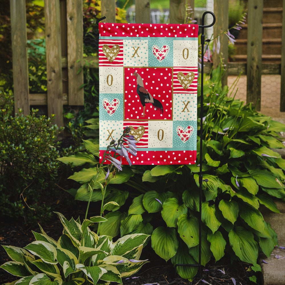Kulang Chicken Love Garden Flag Mailbox Decorative Yard Banner Outside Patio Artwork for Flower Beds, Garden Size, Multicolor